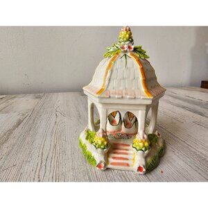 Vintage Walter brockmann‎ gazebo village Xmas building rare